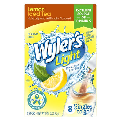 Lemon iced tea powdered drink mix, lemon iced tea flavor packets