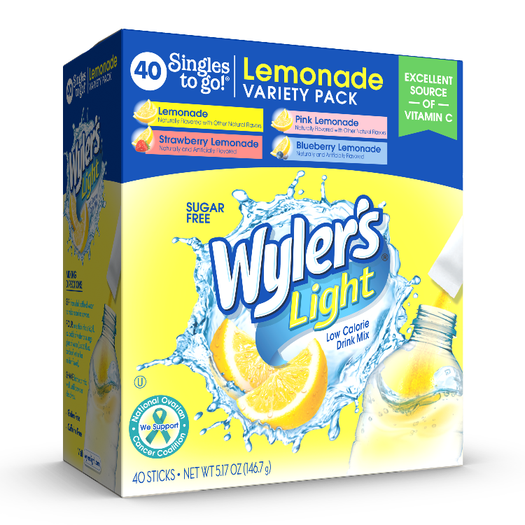 Wyler's Light Singles To Go Powder, Water Drink Mix, Raspberry, 8 p Wyler's Light Singles To Go Powder, Water Drink Mix, Raspberry, 8 p