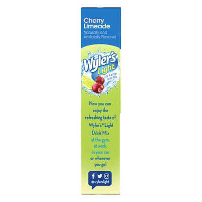 Wylers Light Cherry Limeade Singles to Go Drink Mix Packets