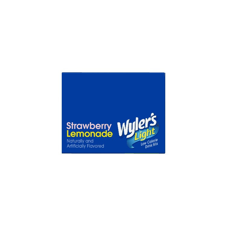 Wylers Light Strawberry Lemonade Pitcher Pack Carton Top