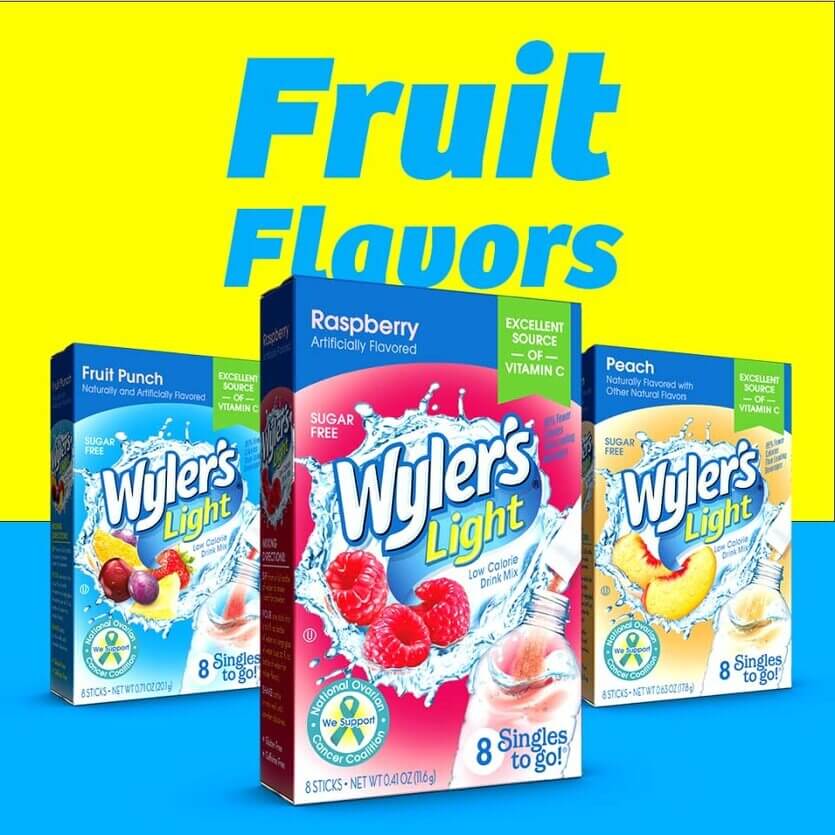 Wyler's Light Hydrating & ThirstQuenching Fruit Flavored Drink Mixes