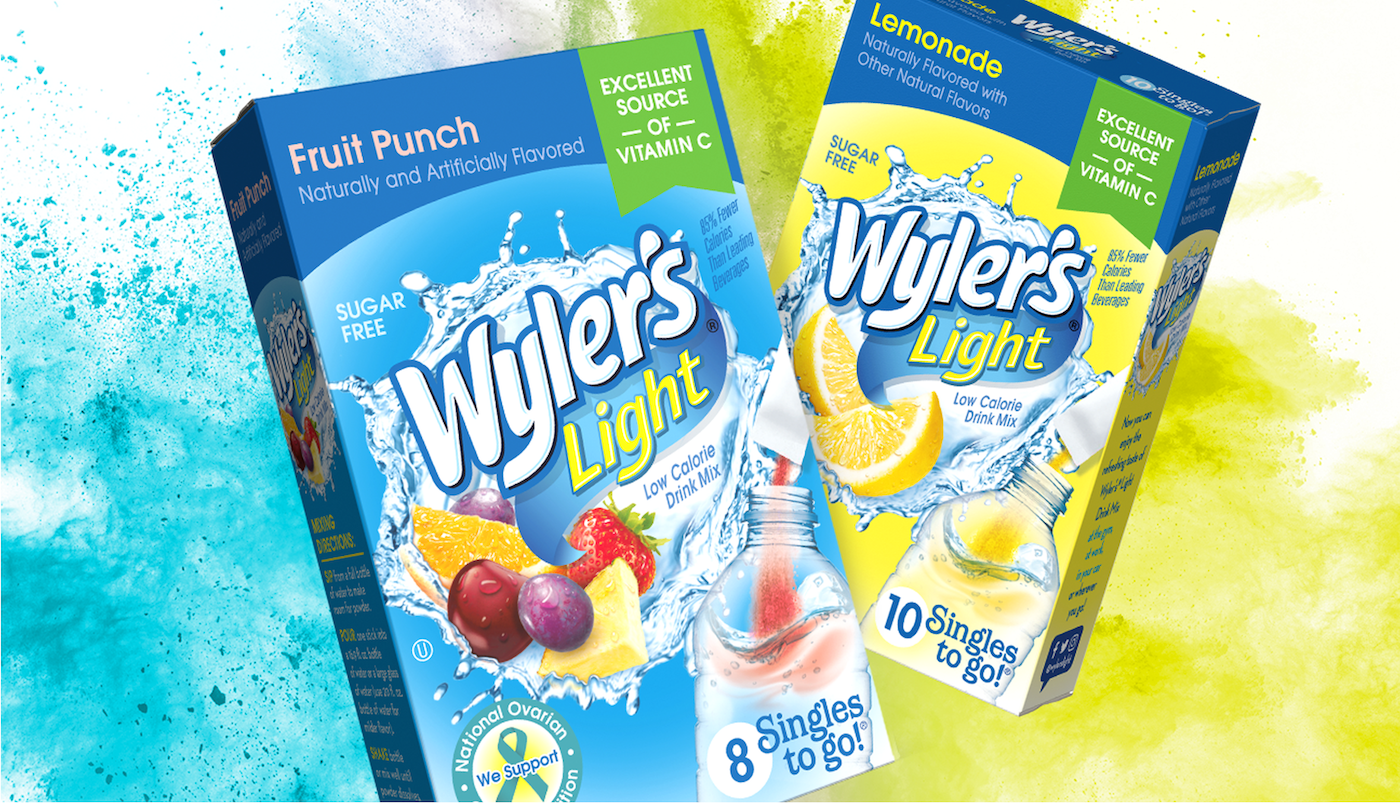 Wyler's Light Singles to Go Artwork, Fruit Punch Singles to Go, Lemonade Singles to go