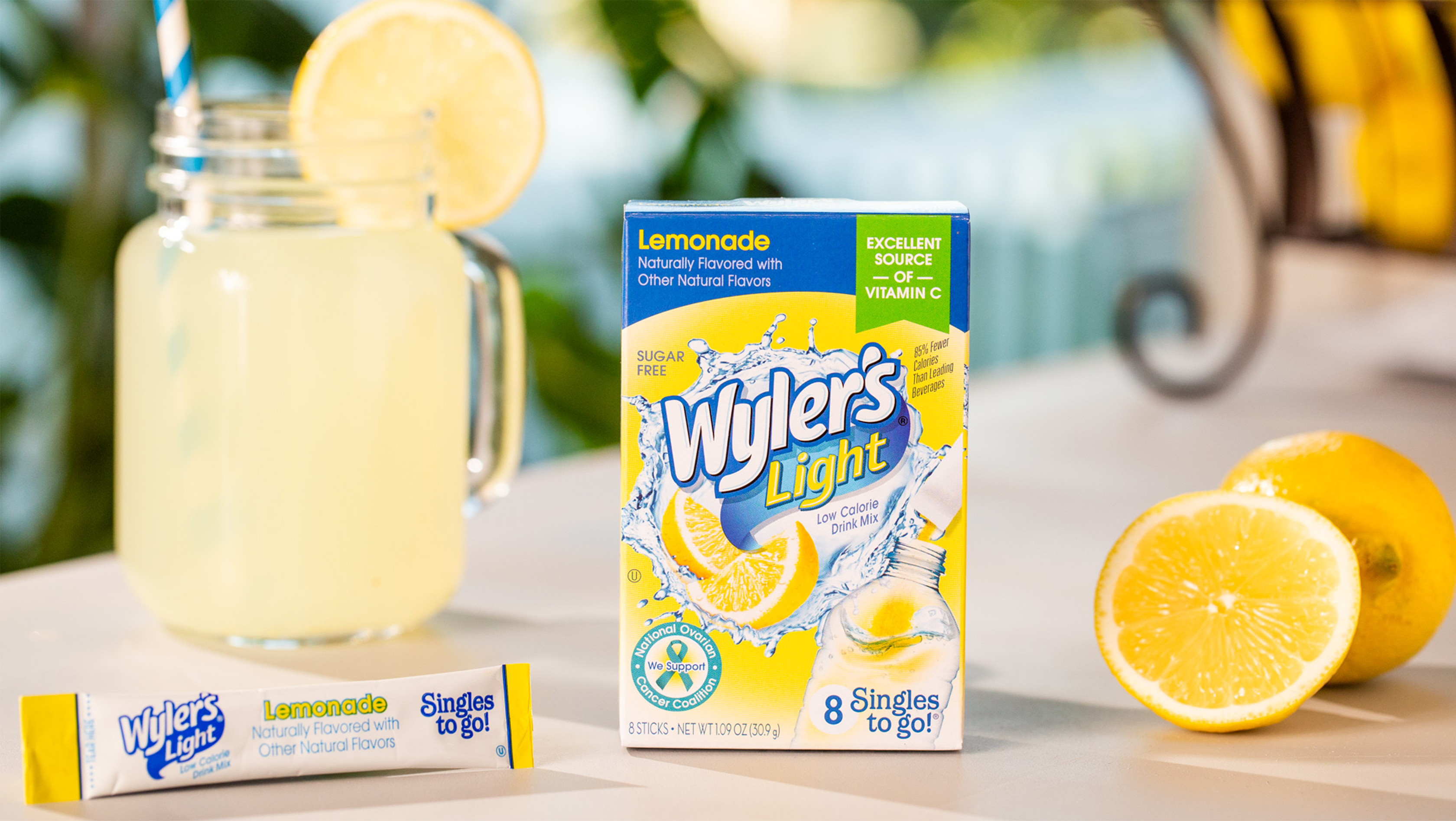 wyler's Light Lemonade Water Flavor Drink Mix, Lemonade flavored Powdered Drink Mix