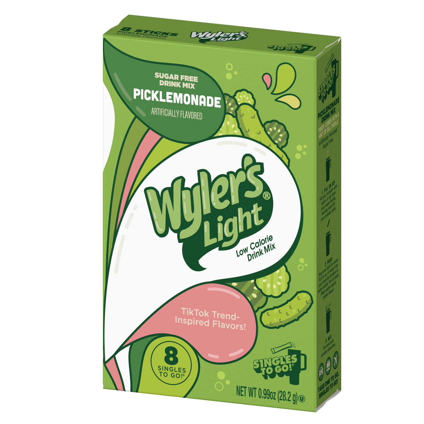 Water Powder Mix Wyler’s Light Singles To Go! Powder Packets, Water Drink Mix, WaterTok ...