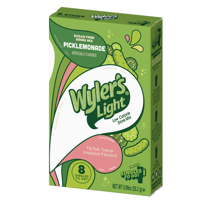Wyler’s Light Singles To Go! Powder Packets, Water Drink Mix, WaterTok Picklemonade