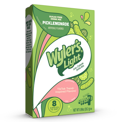 Wyler’s Light Singles To Go! Powder Packets, Water Drink Mix, WaterTok Picklemonade