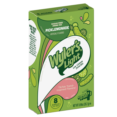 Wyler’s Light Singles To Go! Powder Packets, Water Drink Mix, WaterTok Picklemonade