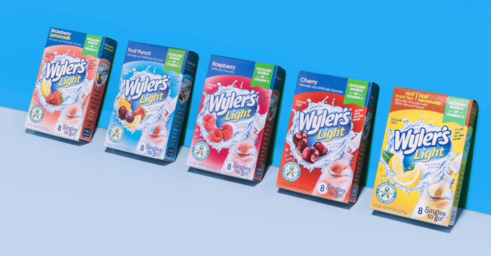 Wyler's singles to go boxes, Singles to go water flavor packets, sugar free water flavor packets