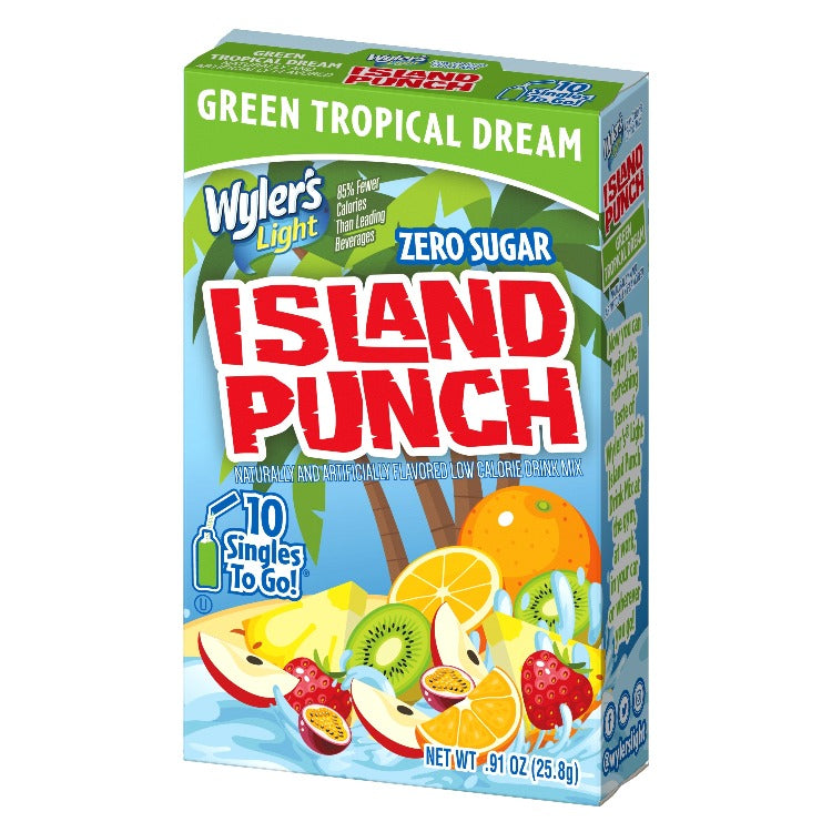 sugar free tropical drink mix packets, zero sugar tropical drink mix packets, tropical water flavor, tropical flavor for water