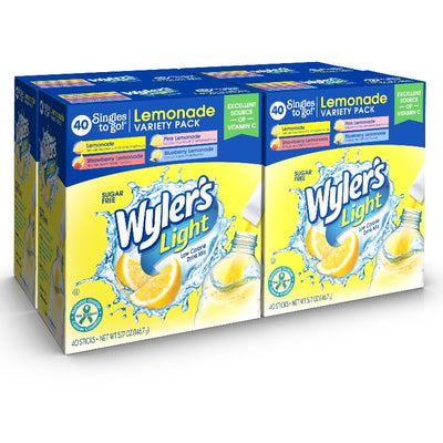 Lemonade Water Packet variety Packs, powdered lemonade variety packs