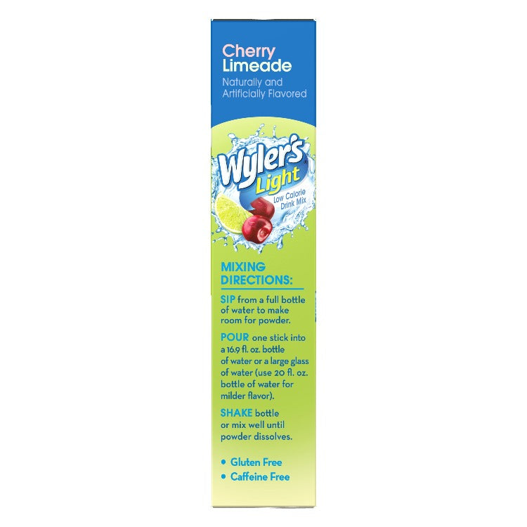 sugar free cherry limeade, Wyler's Light Cherry Limeade Singles to Go Mixing Directions