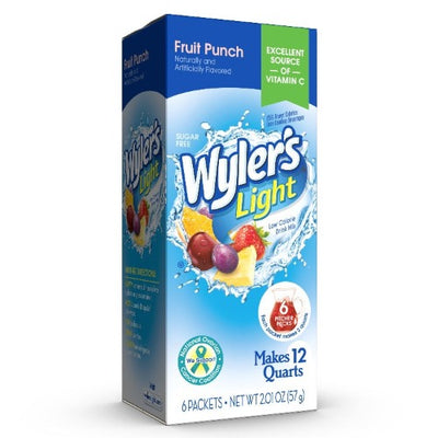 Wylers Light Fruit Punch Pitcher Packs, Fruit Punch Pitcher, Pitcher of Fruit Punch, Order Fruit Punch Drink Mix, Fruit Punch Powdered drink mix