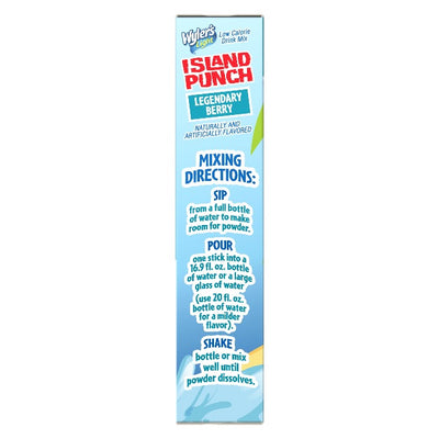 Island Punch Legendary berry mixing directions, Legendary berry mixing instructions, Wyler's light legendary berry, legendary berry stg, berry flavored water, berry flavor for water, berry flavoring for water